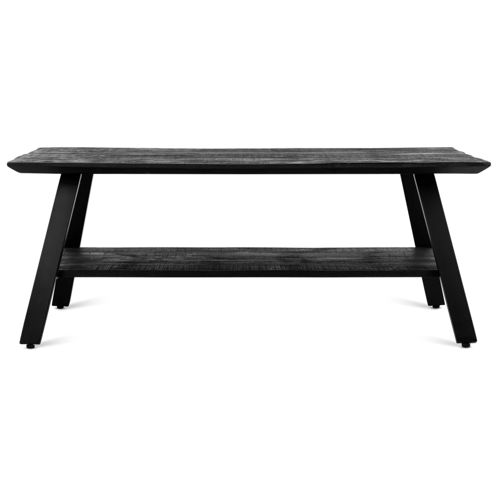 Salontafel Berlin Zwart met vak