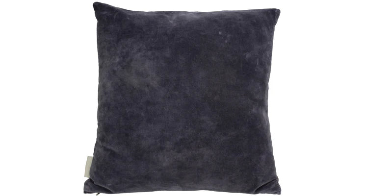 Kussen Bloemen Fluweel Bruin