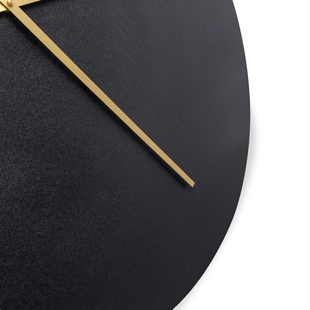 Wandklok groot zwart